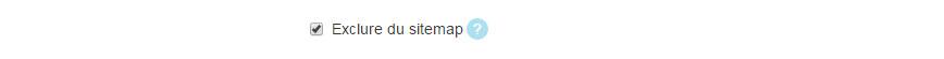 Aus der Sitemap ausschließen