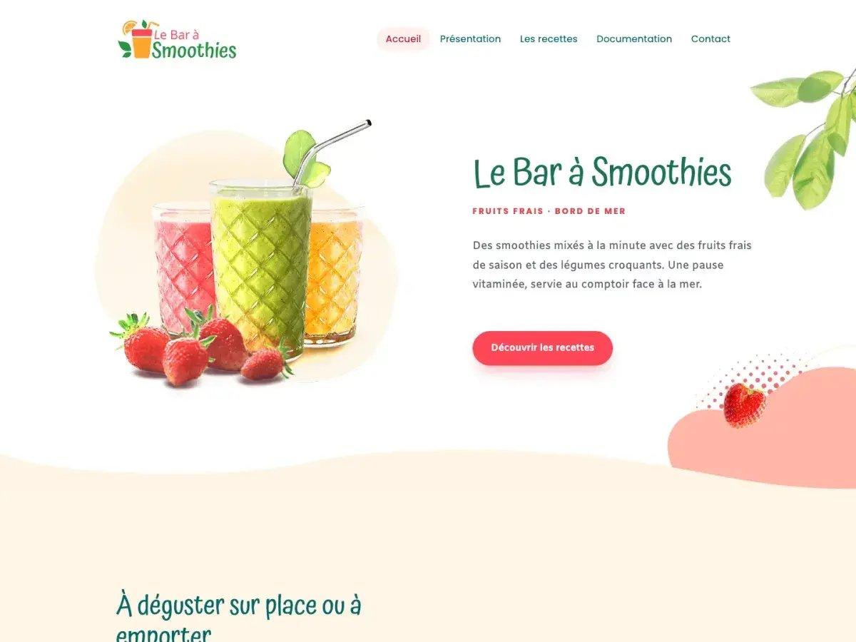 e meine seite-Design für ein Restaurant